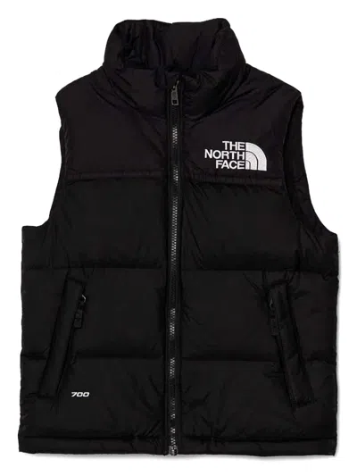 The North Face Kids' 1996 Retro Nuptse Gilet In 黑色