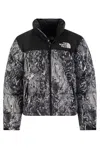 The North Face Mens 1996 Retro Nuptse High-neck Shell-down Jacket Black