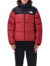 The North Face Vintage Nuptse Jacket Down Jacket In Betroot/tnf Black