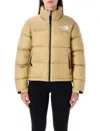 The North Face 1996 Retro Nuptse Khaki Stone Down Jacket In Brown