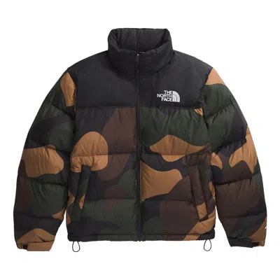Pre-owned The North Face 1996 Retro Nuptse Jacket 'camo Print/tnf Black'