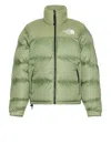The North Face Retro Nuptse 1996 Bark Mist Down Jacket In Green