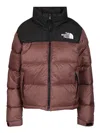 The North Face 1996 Retro Nuptse Jacket Khumbu Climbing School White Dune Nylon Coats Brown