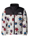 The North Face Nfwhite Nuptsebear 1996 Retro Nuptse Shell-down Puffer Jacket 24 Months - 6 In Multi