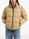 The North Face 1996 Retro Nuptse Khaki Stone Down Jacket In Neutral