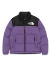 The North Face 1996 Retro Nuptse Hooded Down Jacket In Purple