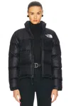 The North Face 1996 Retro Nuptse Hooded Quilted Shell Down Jacket In Recycled Tnf Black