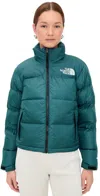 The North Face 1996 Retro Nuptse Jacket Space In Green