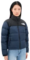 The North Face Versatile Puffer Jacket Adjustable Features In Blue