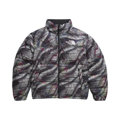 Pre-owned The North Face 1996 Retro Nuptse Jacket 'tnf Black/beta Flash Print'