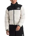 The North Face 1996 Retro Nuptse Jacket In White Dune