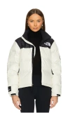 The North Face 1996 Retro Nuptse Jacket In White Dune