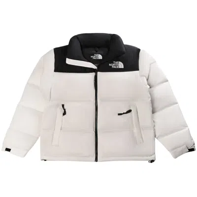 Pre-owned The North Face 1996 Retro Nuptse Jacket 'white Dune/tnf Black' | Men's Size M