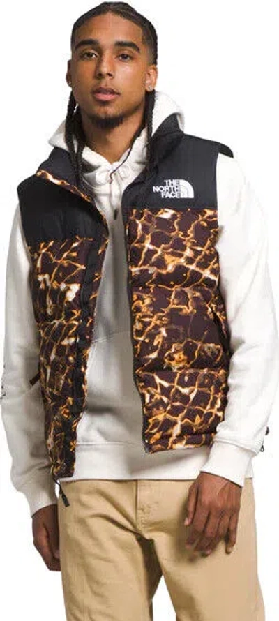 Pre-owned The North Face 1996 Retro Nuptse Nf0a3jqqos3 Puffer Vest Men's Coal Brown Clo733