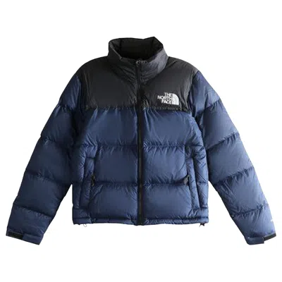Pre-owned The North Face 1996 Retro Nuptse Print Jacket 'summit Navy' | Blue | Women's Size M