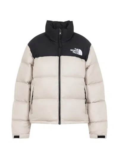 The North Face 1996 Retro Nuptse Puffer Coat In Nude