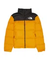 The North Face 1996 Retro Nuptse Quilted Dwr-coated Ripstop Down Hooded Jacket In Orange