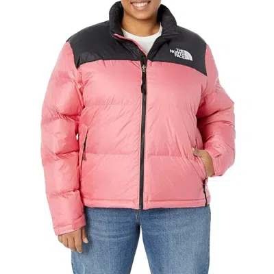 The North Face 1996 Retro Nuptse Puffer Jacket Women's Full Zip Kfc262 In Pink
