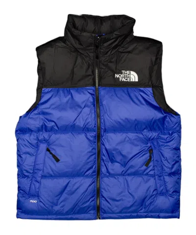 The North Face 1996 Retro Nuptse Puffer Vest In Blue