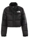 The North Face 1996 Retro Nuptse Short Down Jacket In Black