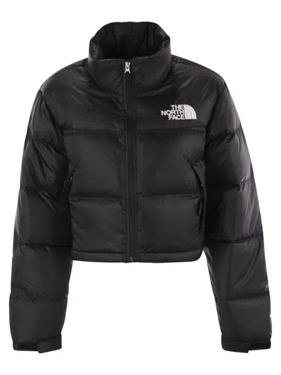 The North Face 1996 Retro Nuptse Short Down Jacket In Black