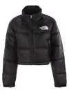 The North Face 1996 Retro Nuptse Short Down Jacket In Black