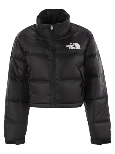The North Face 1996 Retro Nuptse Short Down Jacket In Black