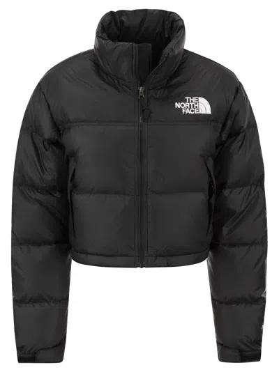The North Face 1996 Retro Nuptse Short Down Jacket In Black