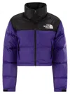 The North Face 1996 Retro Nuptse Short Down Jacket In Purple