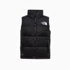The North Face 1996 Retro Nuptse Sleeveless Puffer Jacket In Black