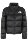 The North Face Womens Black 1996 Retro Brand-embroidery Regular-fit Shell-down Jacket In Tnf Black