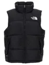 The North Face Retro Puffer Vest High Collar In Black