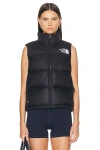 The North Face 1996 Retro Nuptse Sleeveless Puffer Jacket In Black