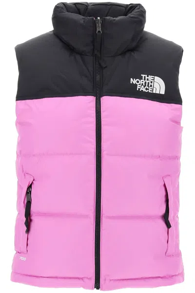 The North Face 1996 Retro Nuptse Waistcoat In Pink