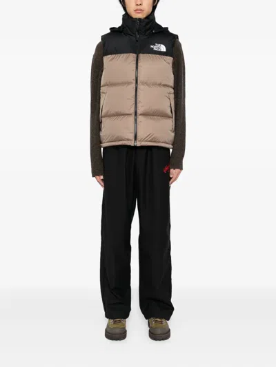 The North Face 1996 Retro Nuptse Vest In Brown