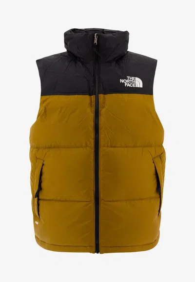 The North Face 1996 Retro Nuptse Vest In Brown