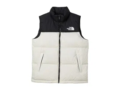The North Face 1996 Retro Nuptse Vest (little Kid/big Kid) Kid's Coat White Dune : 2xl (18-20 Big Kid), Polyester