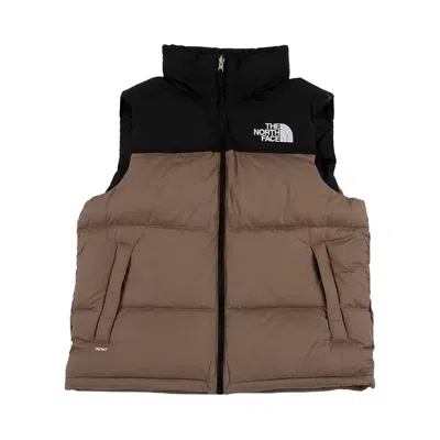 Pre-owned The North Face 1996 Retro Nuptse Vest 'mocha Brown/tnf Black' | Men's Size L