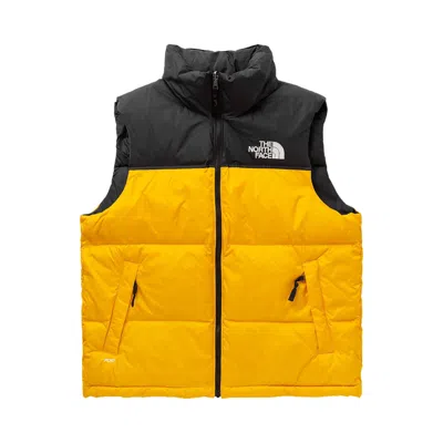 Pre-owned The North Face 1996 Retro Nuptse Vest 'summit Gold/tnf Black'