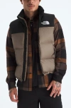 The North Face 1996 Retro Nuptse Water Resistant Down Puffer Vest In Neutral