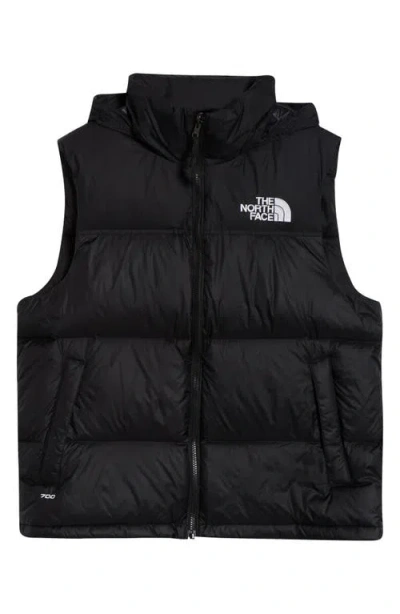 The North Face 1996 Retro Nuptse Water Resistant Down Puffer Vest In Black