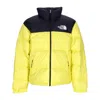 The North Face 1996 Nuptse Retro Jacket In Yellow Tail