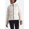 The North Face 2000 Polar Fleece Nuptse 700-fill-power Down Jacket In White Dune