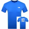 The North Face 24 7 Box T Shirt Blue In Gold