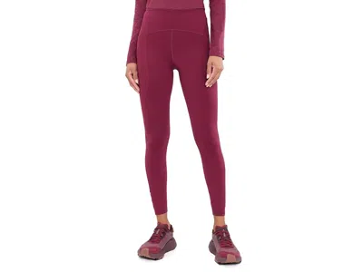 The North Face 27 Jaida Pocket Legging Women's Clothing Burgundy Crush: Lg 27, Elastane/polyester