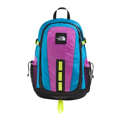 Pre-owned The North Face 30l Hot Shot Se Backpack 'meridian Blue/violet Crocus/fizz Lime' | Red | Men's Size O