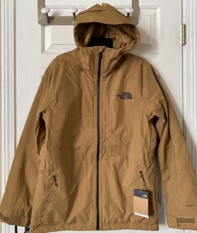 Pre-owned The North Face $360 Mens  Thermoball Eco Snow Triclimate Jacket Utility Brown