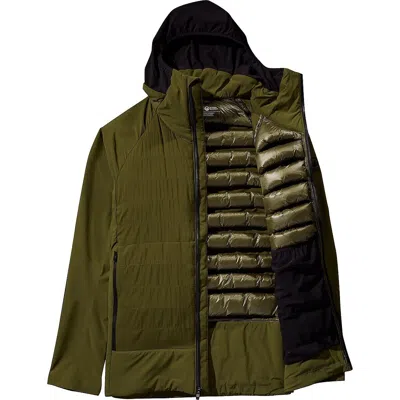 Pre-owned The North Face 50/50 Down Jacket Men's Sizes S M L Xl Steep Series 800 Fill Ski In Rocko Green Tnf Black