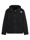 The North Face Insulated Hooded Jackets Featuring Adjustable Cuffs In Black