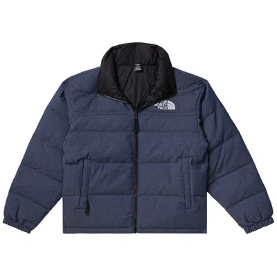 Pre-owned The North Face 92 Reversible Nuptse Jacket 'denim Blue/tnf Black'